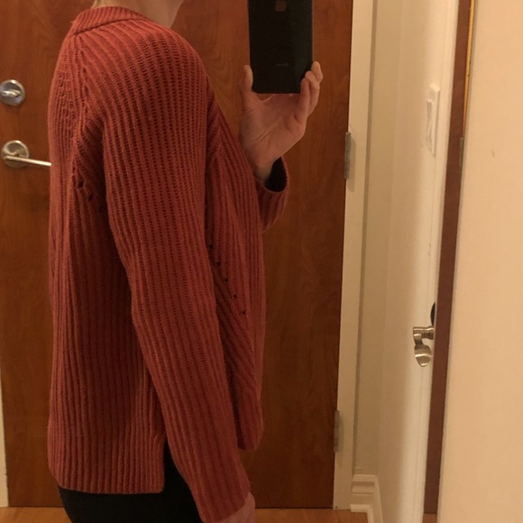 Burnt Orange Knit Sweater - Picture 5 of 6